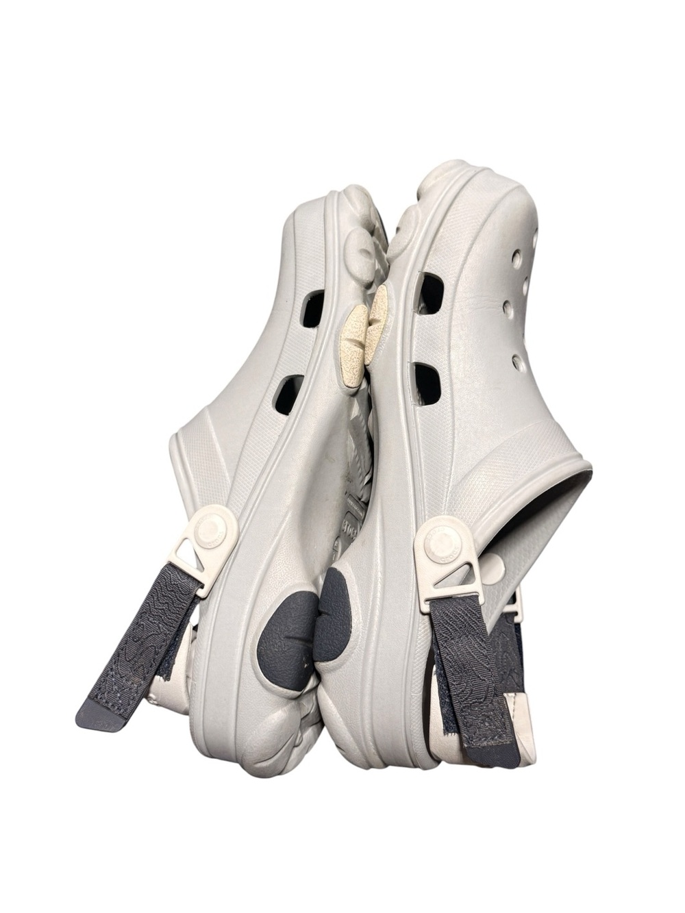 Crocs Classic All Terrain Clog Adjustable Strap Unisex Sz Men 7 Women 9 Grey - Picture 3 of 9